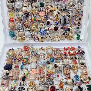 Vintage Gemstone Women Rings Light Luxury Crystal Zircon Stone Ring Colorful Zirconia S925 Silver Jewelry Animal Flowers234O