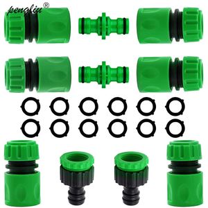 Watering Equipments Garden Hose ABS Quick Connector 12 End Double Male Coupling Joint Adapter Extender Set For Pipe Tube 230721