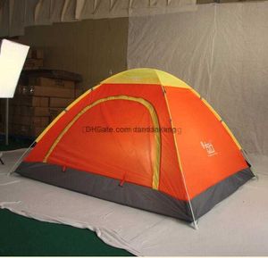 Summer climbing Hiking Tents Outdoors Camping Shelters for 2-3 People UV Protection Tent Travel Lawn family backpacking tents