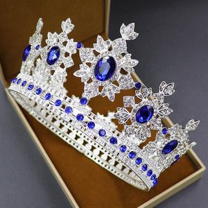 Designer Crowns Bridal Headpieces Wedding Party Dress Accessories Round Full Circle Headbands Diamonds Women Fashion Accessories B235s