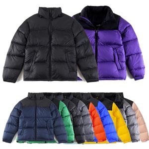 Herrpufferjacka ner parkas kvinnor huva ner jacka vinter designer norr varm parka kapp bokstav broderi outwear flera färgjackor storlek m-xxl