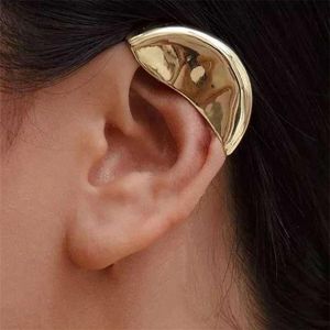 Punk Auricle helix Ear Cuff Clip On Earrings Without Piercing men Women Gold earring clip unique unusual cool jewelry hip-hop 2112246H