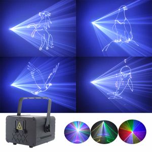 2W 3W RGB Effetto di scansione del modello Luce laser DMX512 Proiettore laser per il controllo della musica DJ Disco Stage Party Bar interno