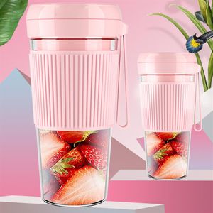 Portable Blender Juicer Cup USB Rechargeable Electric Automatic Smoothie Vegetable Fruit Citrus Orange Juice Maker Cup Mixer Bottl211I