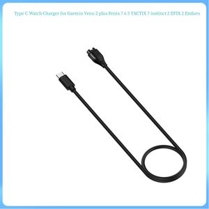 2PC/LOT USB C Type-C Kabel ładujący dla Garmin Fenix ​​7 7s 7x 6 6s 6x 5 5x Plus Vivo Active 3 4S 935 945 Venu 2 2s Watch Charger