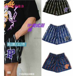Designer Short Fashion Casual Clothing American Fashion Brand Ip Summer Knee Length Shorts for Mens Casual Fashion Stripes Trend Sports Quick Drying Basketball Pan