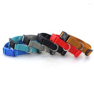 Dog Collars FREE SAMPLE Oem Custom Personalized Luxury Adjustable Blank Plain Nylon Pet