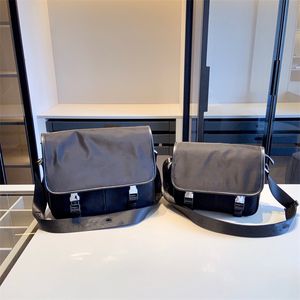 Новая дизайнерская мужская сумка по кроссу монохромные мужские пригородные пакеты размером с размер классической сумки на плечо нейлоновая водонепроницаем