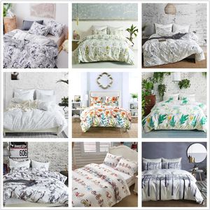 Jarl Home Test Sängkläder för barn Microfiber El Breattable Soft Fitted Bed Set med Comferter and Sheets Twin Queen King 3143