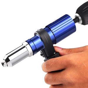 New Electric Rivet Gun Adapter 2.4mm-4.8mm rivet nut gun drill adapter Cordless riveting tool Insert Nut Pull Rivet Tool