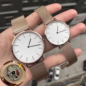 3a DW Designer Watchs Watches 32 mm 36 mm Lady Rose Gold Dress Prezent Orologi Donna Quartz Fashion Casual Watch237J