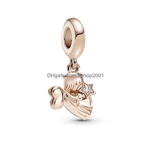 Charms 925 Sterling Sier Rose Gold Pendant For Pandora Original Womens Bracelet Diy Exquisite Air Balloon Home Jewelry Drop Delivery Dhav9