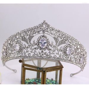 Fermagli per capelli La sposa tempestata a mano di strass Corona Accessori per abiti Fascia per capelli Stile Moda Atmosfera di lusso Dolce e romantico