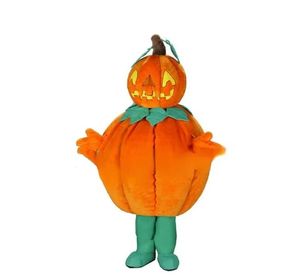 Halloween Pumpkin Mascot Costume Walking Animal Custom Size Fursuit Halloween Outfit