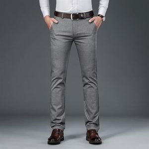 Jeans uomo autunno e inverno pantaloni casual business grigio nero e blu grigio scuro il suo colore310L