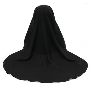 Scarves Face Shield Mascara Bonnet Bubble Chiffon Instant Hijab Cap Wrap Turban Bufandas Muslim Full Headband Underscarf Islam Ramadan