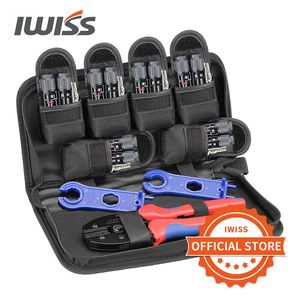 accessories Iwiss Solar Pv Panel Terminals Crimping Tool Set Ly2546b Crimper Plier Hand Tool Kit Iws3/4 Solar Wire Connectors Press Pliers