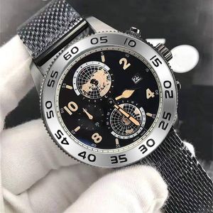 Wristwatches for Men Watches Quartz movement Casual Business Mens Designer Watches Montre de luxe stainless steel wristwatch earth228i
