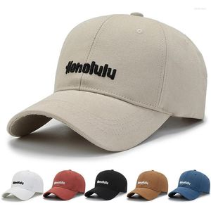 Boll Caps Classic Low Profile Cotton Hat Men Women Baseball Cap Dad Justerbar okonstruerad vanlig utomhussport