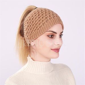 Mode Neue Design Haar Zubehör Frauen Gestrickte Einfarbig Stirnband Frauen Headwraps Haar Bands Hut DE998