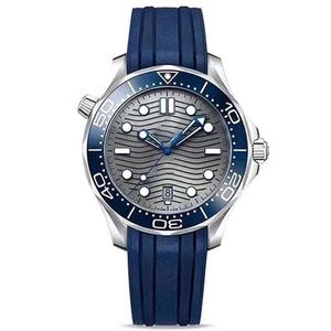 Relógios de pulso Omeg para homens, novos relógios mecânicos automáticos com mostrador mestre, relógios de trabalho de 41 mm, marca de luxo, pulseira dobrável luminosa, montre278R