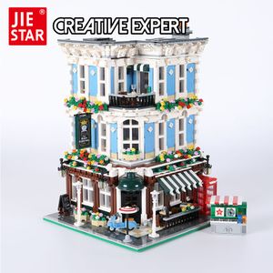 Action Toy Figures 89110 Creative Expert MOC Queen Music Bar Street View Bricktoria Modular House Model Building Blocks Bricks Toys Downtown Diner 230721