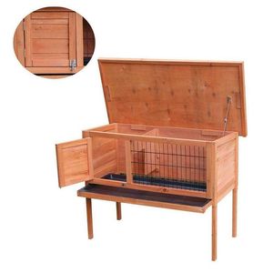 36 Waterproof Wooden Chicken Coop Hen House Pet Animal Poultry Cage Rabbit Hutch228V