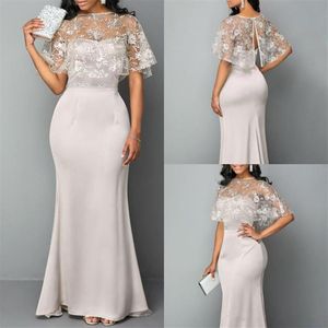 2021 Mother Of Bride Dresses Mermaid Sweetheart Lace Wrap Wedding Guest Dresses Floor Length Satin Evening Gowns293f