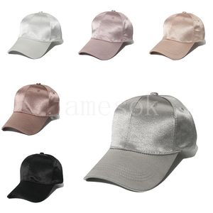 Boné de beisebol de verão feminino chapéus para mulheres homens cetim vendido snapback casquette esporte casual moda esportes chapéu df080