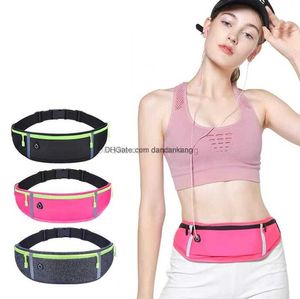 Universal Outdoor Running Waist bags Gym Fitness Waterproof Sports large capacity Fanny Hip Belt Pack Portable invisible Phone pocket Case Cover