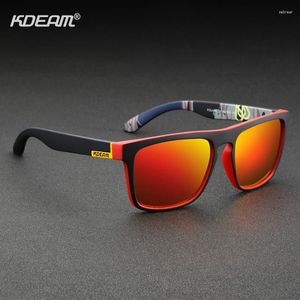 Okulary przeciwsłoneczne moda wielofunkcyjna pochromiczna noktowizor spolaryzowane okulary przeciwsłoneczne mężczyźni Square Driving Sport Outdoor Eyewear Uv400 HD