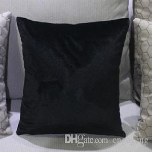 Classic style velvet cushion cover 45cm 60cm without pillow fake Rhinestone fashion pattern good quality pillow case cover300S
