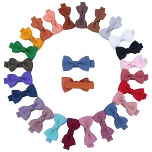 Новые девочки Grosgrain Ribbon Bow Clip лента лента лента лук