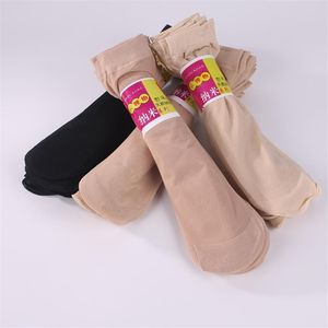 Whole High Quality Women Velvet Socks Female Socks Summer Short Sock Thin Silk Transparent Nano Spandex283t