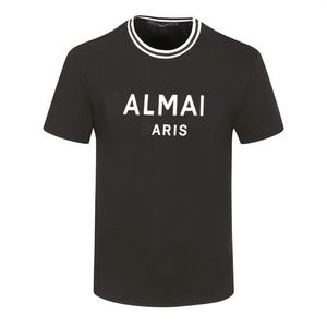 Herr t-shirt Slim-fit professionell designer skjorta Lossa högkvalitativ sommar måste-ha v39