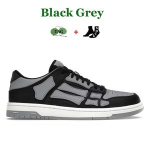 Scarpe firmate Skelet Bones Runner Top Low Skel Scheletro Scheletri Donna Uomo Nero Bianco Hi Leather Sneakers di lusso Scarpe in pizzo Sport originale 756