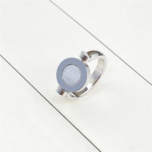 New titanium couples ring men and women rose gold engagement ring gift commitment eternal ring factory outlet.