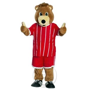 halloween Costumi della mascotte dell'orso di Monaco Personaggio dei cartoni animati Vestito completo di Natale Vestito da festa all'aperto Abbigliamento pubblicitario promozionale per adulti