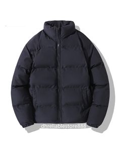 Piumino da uomo in cotone, giacca invernale in cotone, isolamento ispessito, giacca in cotone con collo alto di marca alla moda, giacca da coppia