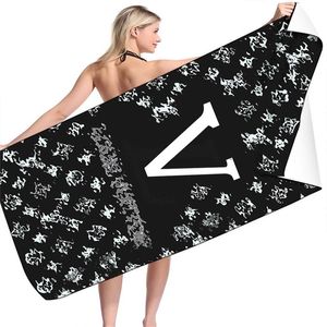 Asciugamani da bagno di design di nuovo stile Asciugamano confortevole Asciugamani portatili 80-160 cm Asciugamano da spiaggia stampato a lettera intera Whole268q