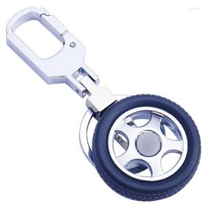 Клавные мочи вращающиеся шины Клавицы Cool Creative Car Key Chains