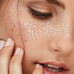 Sexy Sun Moon Star Temporary Tattoo Gold Face Waterproof Freckles Makeup Stickers Eye Decal Women Party Body Arm Art