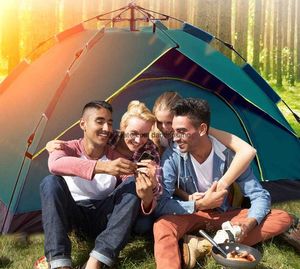 Tenda de acampamento dobrável de abertura automática rápida Carro de família portátil Viagens Mochila Barracas e abrigo Caminhadas Pesca Descanso na praia Abrigos Móveis ao ar livre