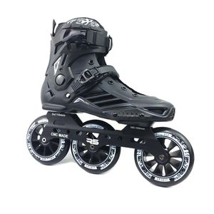 Buty Profesjonalne buty na łyżwach dla dorosłych 3*110 mm zmienna slalom Speed ​​Patines Bezpłatne łyżwy wyścigowe dla Seba PowerSlide Użytkownik F040