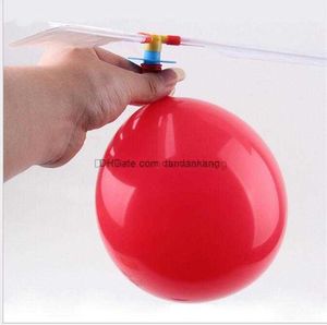 flying balloon helicopter diy balloon airplane toy children toy selfcombined balloon helicopter scenic spot hot selling gifts