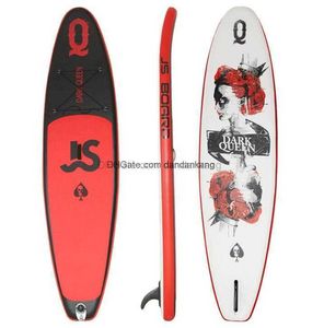 SUP SUP SUP SURFBoard الوقوف UP PADDLE لوحة PVC EVA سميكة التجديف ركوب الأسماك الصيد مياه الرياضة قوارب الأمواج 335*82*15CM