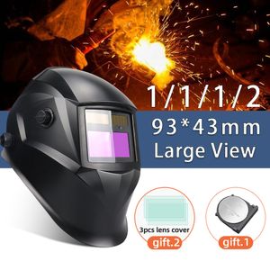 Welding Helmets Automatic Darkening Solar Welding Helmet for MIG MMA TIG Welding Mask/Cap Goggles Light Filter Welders for Soldering Work 230721