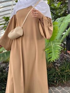 Roupas étnicas Ramadan Abaya Dubai Moda Muçulmana Vestido Longo Hijab Vestuário Islamismo Vestidos Africanos com Cinto Abayas para Mulheres Kaftan Robe Musulmane 230721