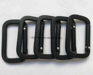 Novely Square Hang Buckle Hook Alüminyum Alaşım Güvenliği Asma Karabinacılar Klipsler Mini Anahtar Kezlik Kerabin Hook Halkası