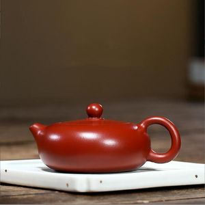 Aksesuarlar yixing klasik çay potu mor kil filtresi xishi çaydanlık güzellik su ısıtıcısı çiğ cevheri el yapımı çay seti özelleştirilmiş hediyeler otantik 170ml